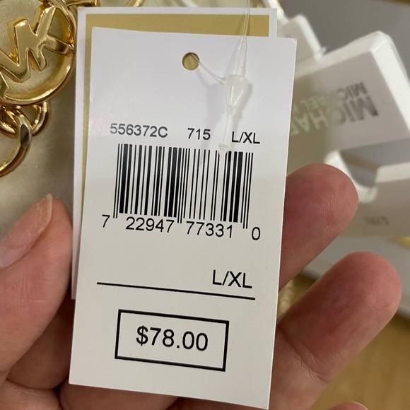 MICHAEL KORS WOMEN’S GOLD METAL BELT SIZE L/XL - Picture 11 of 11